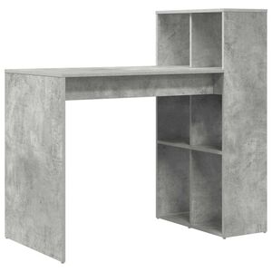 vidaXL P&ouml;yt&auml; Betoni Harmaa Tekninen puu 108 x 55 x 103.5 cm