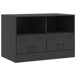 vidaXL TV-taso musta 67x39x44 cm ter&auml;s