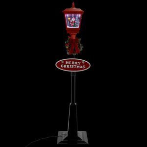 vidaXL Jouluinen katuvalaisin joulupukilla 180 cm LED