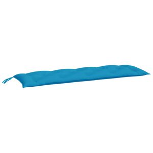 vidaXL Puutarhapenkin pehmuste v.sininen 150x50x7 cm Oxford kangas