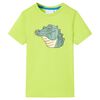 vidaXL Lasten T-paita lime 116