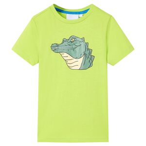 vidaXL Lasten T-paita lime 116