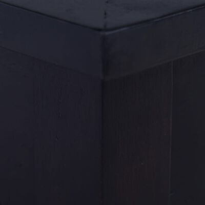 vidaXL Sohvapöytä vaalea musta kahvi 100x50x30 cm täysi mahonki