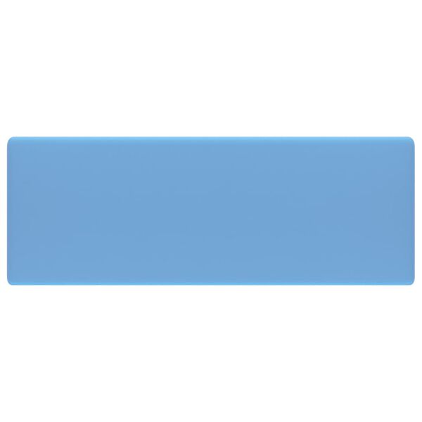 vidaXL Ylellinen pesuallas neli&ouml; vaaleansininen 41x41 cm keraami