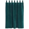 vidaXL Pimennysverhot 2 pcs Tummanvihre&auml; 140 x 140 cm Sametti