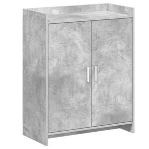 vidaXL Kenk&auml;kaappi ovella Betoninharmaa 73,5 x 36 x 92 cm Tekninen puu