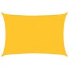 vidaXL Aurinkopurje 160 g/m&sup2; suorakaide keltainen 3,5x4,5 m HDPE
