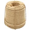 vidaXL K&ouml;ysi 100 % Sisal 12 mm 100 m