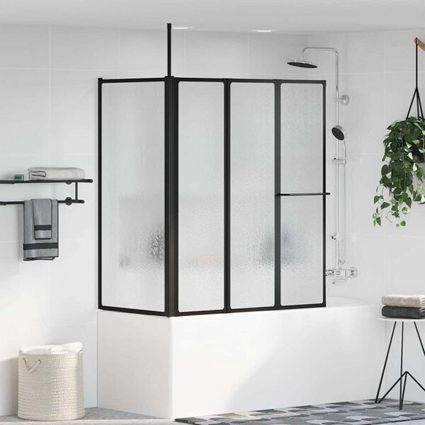 vidaXL Suihkusein&auml; Valkoinen 120 x 70 x 137 cm Alumiini