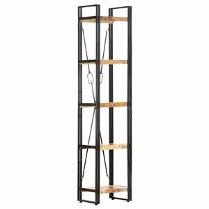 vidaXL 5-tasoinen kirjahylly 40x30x180 cm t&auml;ysi mangopuu