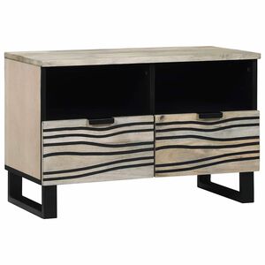 vidaXL TV-yksik&ouml;t Valkoinen 70 x 33 x 46 cm Tekninen puu