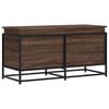 vidaXL S&auml;ilytyslaatikko kannella ruskea 100x40x51,5 cm tekninen puu