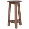 vidaXL Jakkara Luonnollinen 28 x 28 x 50 cm Mahogany-puu
