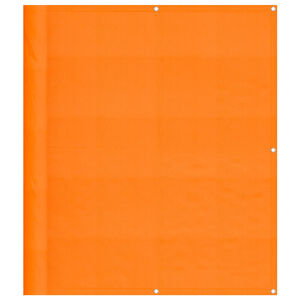 vidaXL Parvekkeen sermi oranssi 120x700 cm 100% polyesteri Oxford
