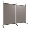 vidaXL 2-paneelinen Tilanjakaja antrasiitti 175x180 cm kangas