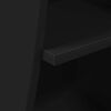 vidaXL Kulmakaappi Musta 32x32x102cm Tekninen puu