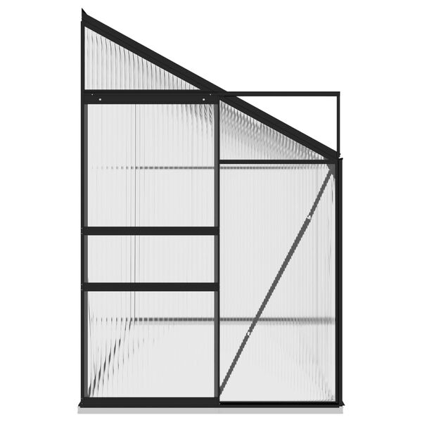 vidaXL Kasvihuone antrasiitti alumiini 7,77 m&sup3;