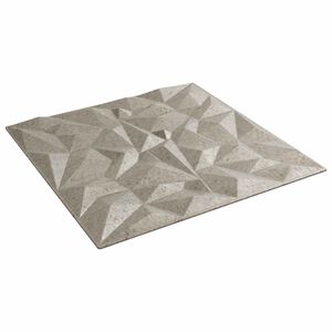 vidaXL Sein&auml;paneelit 12 kpl 50 x 50 cm Ametistibetoni XPS Vaahdon