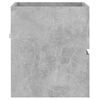 vidaXL Kylpyhuoneen kalustesarja betoninharmaa lastulevy