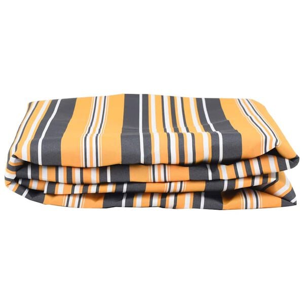 vidaXL Varjostimen vaihto Keltainen ja Harmaa 1000 x 160 cm