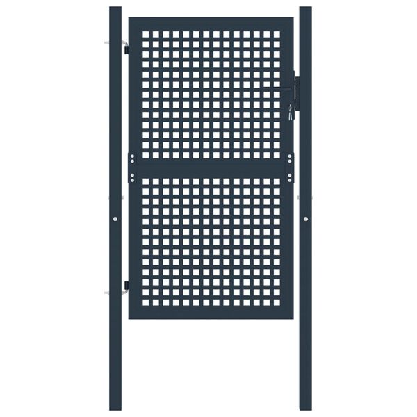 vidaXL Aitaportti antrasiitti 102x175 cm ter&auml;s