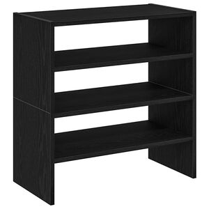 vidaXL kenk&auml;telineet 2 kpl Pinottava musta tammi 60x30x30,5 cm