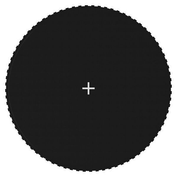 vidaXL Hyppymatto musta kangas 4,27 m py&ouml;re&auml;lle trampoliinille