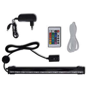 vidaXL LED-akvaariovalaisin kuplatoiminnolla RGB 32 cm
