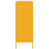 vidaXL Kaappi sinapinkeltainen 68x39x101,5 cm teräs