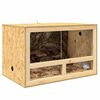 vidaXL Terrarium Ruskea 80 x 50 x 50 cm OSB