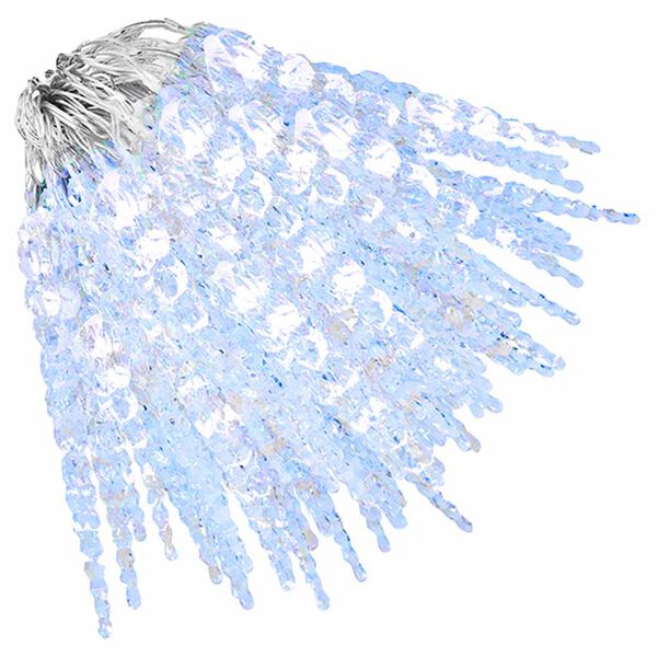 vidaXL Jouluinen j&auml;&auml;puikkovalo 200 LEDi&auml; Kylm&auml; valkoinen 20 m akryyli PVC