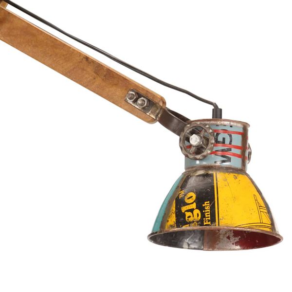 vidaXL Teollistyylinen sein&auml;valaisin moniv&auml;rinen py&ouml;re&auml; E27