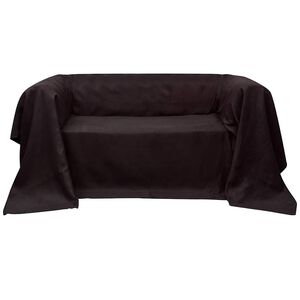 Mikrokuitu Sohvan Suojap&auml;&auml;llinen Ruskea 140 x 210 cm