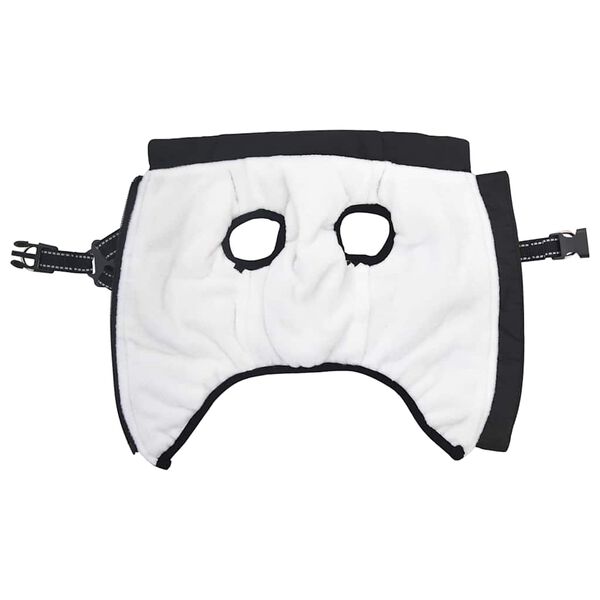 vidaXL Koiran Takki valjaiden kanssa Musta M Fleece ja polyesteri