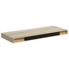 vidaXL Kelluvat sein&auml;hyllyt 2 kpl tammi 60x23,5x3,8 cm MDF