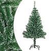 vidaXL Tekojoulukuusi lumihuurteella vihre&auml; 150 cm
