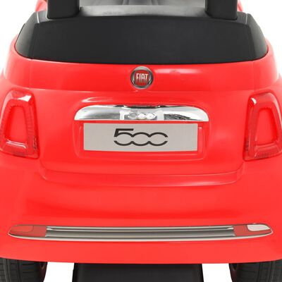 vidaXL Potkuauto Fiat 500 punainen