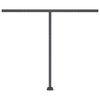 vidaXL K&auml;sin sis&auml;&auml;nkelattava markiisi LEDill&auml; 350x250 cm antrasiitti