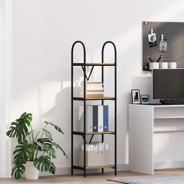 vidaXL Kirjahylly Artisan tammi 40 x 30 x 146 cm Tekninen puu