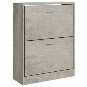 vidaXL Kenk&auml;kaappi betoninharmaa 63x24x81 cm tekninen puu