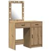 vidaXL Meikkip&ouml;yt&auml; 2 pcs Ruskea 50 x 41 x 135 cm Tekninen puu