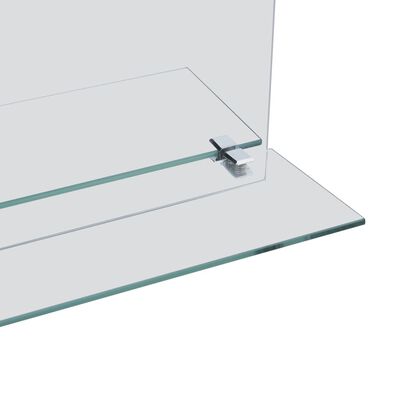 vidaXL Seinäpeili hyllyllä 40x60 cm karkaistu lasi
