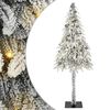 vidaXL Joulukuusi 300 LED-valoilla Valkoinen 210 cm PE ja Ter&auml;s