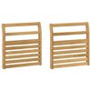 vidaXL K&auml;sinojien moduuli 2 pcs valkoinen 58,5 x 8 x 60 cm