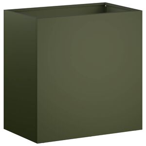 vidaXL Puutarha ruukku Oliivinvihre&auml; 50 x 30 x 50 cm