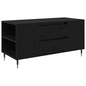 vidaXL Sohvap&ouml;yt&auml; Musta tammi. 102 x 44,5 x 50 cm Tekninen puu