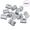vidaXL Barrel-pultit 12 pcs Hopea M6 x 13 mm Metalli