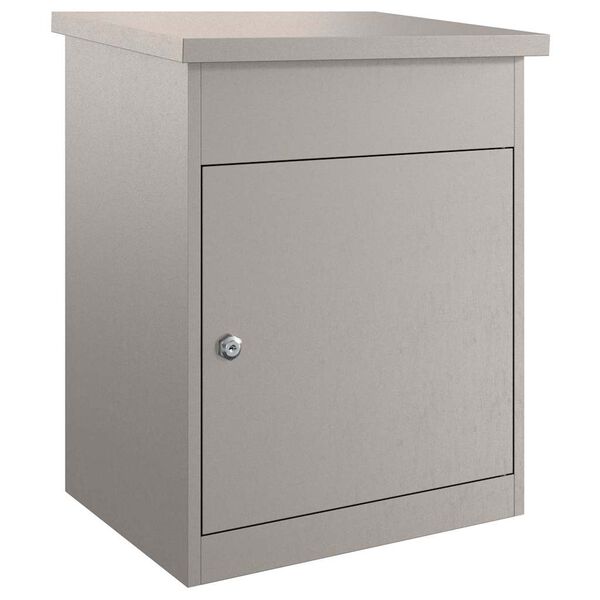 vidaXL Pakettipostilaatikko Ruosteinen 44 x 35 x 59 cm Kulunut teräs