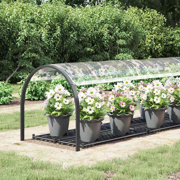 vidaXL kirkas suojapeite silmukoilla 1x5 m PVC