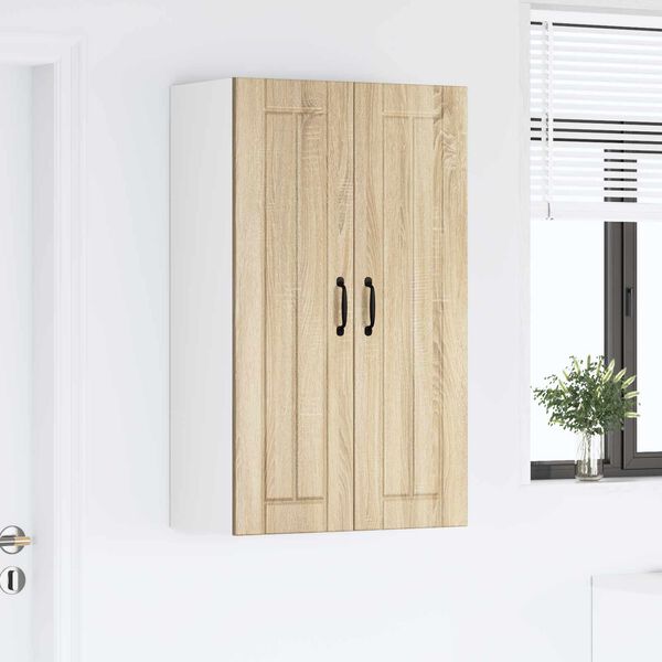 vidaXL Keitti&ouml;kaappi Sonoman tammi 60 x 31 x 100 cm Tekninen puu